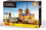 CubicFun DS0986 - National Geographics - Párizs, Notre Dame - 128 db-os 3D puzzle (DS0986)