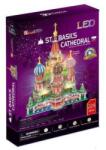 CubicFun L519 - Szent Bazil Székesegyház - 224 db-os 3D puzzle LED világítással (L519)