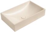 SAPHO - Pult fölé szerelhető mosdó 58x36 cm beton/bézs AR472 (SH0581)