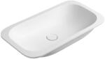 SAPHO - Süllyesztett mosdó ROCKSTONE 67x35, 5 cm matt fehér IM630 (SH0651)