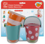 Hape Играчки за баня Hape - Шарени кофички (H0205)