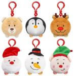 ReToys Karácsonyi plüss kulcstartó, 8 cm, zenélő, 6 féle Ajánlott 1-14 éves korig unisex (14671)