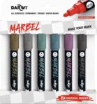 Darwi Marbel Комплект маркери 4 mm Metallic 6 бр (<![CDATA[DA0236004K01C]]>)