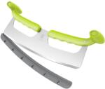 Kozygear Pizzaschneider Mezzaluna mit doppel. Schutzgriff (6KGZ-1001S) (6KGZ-1001S) (6KGZ-1001S)