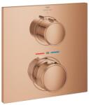 GROHE Allure Termosztát falsík mögötti telepítéshez, 1 fogyasztóra, Fényes Rózsa Arany 19380DA2 (19380DA2)