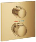 GROHE Allure Termosztát falsík mögötti telepítéshez, 1 fogyasztóra, Fényes Arany 19380GL2 (19380GL2)