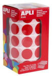 APLI Etikett, 20mm kör, kézzel írható, tekercsben, színes, APLI, piros 1700 etikett/csomag (LCA4861) - fapadospatron