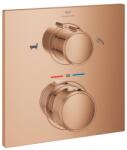 GROHE Allure Termosztátos zuhany vezérlő 2 kimenethez, kézizuhany/kádtöltő, Fényes Rózsa Arany 19446DA2 (19446DA2)