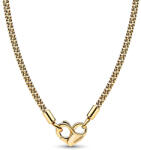 Pandora Moments szegecselt láncos nyaklánc sárga arany színű - 362451C00-45 (362451C00-45)