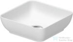 Duravit SIVIDA DuroCast Plus 30x30 cm-es pultra ültethető mosdó csaplyuk nélkül, matt fehér 2660033200 (2660033200)