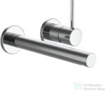 Laufen TWINPLUS SLIM falsík alatti mosdócsaptelep falon kívüli része, 195-mm-es kifolyóval, króm HF505470100000 (HF505470100000)