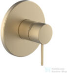 Laufen TWINPLUS SLIM falsík alatti kád /zuhany csaptelep falon kívüli része, PVD matt halvány arany HF505478462000 (HF505478462000)