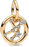 Pandora Moments Szűz csillagjegy függő sárga arany színű charm - 762715C01 (762715C01)