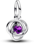 Pandora MomentsLila örökkévalóság kör függő ezüst charm - 793125C02 (793125C02)