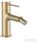 Laufen TWINPLUS SLIM bidé csaptelep húzórudas leeresztő szelep nélkül, PVD matt halvány arany HF505410462010 (HF505410462010)