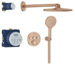 GROHE Grohtherm SmartControl falsík alatti zuhanyrendszer Rainshower SmartActive 310 fejzuhannyal, Brushed Warm Sunset (GR-34863DL0)
