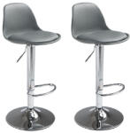 Velora Bar Line LUNA Ash - formatervezett modern bárszék szett, szürke