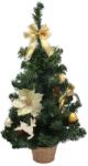  Pom de Crăciun Brad de brad pentru masă 60cm Golden (ANT3902)