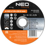 NEO vágókorong 125x1x22, 2 mm, inox (57-733)