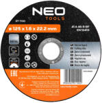 NEO vágókorong 125x1, 6x22, 2 mm, fémhez (57-700)