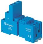 Finder Relé foglalat, 55.33, 85.33 reléhez, szerelőlapra, kék (9403) (94.03) (9403)