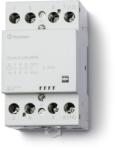 Finder Installációs mágneskapcsoló, 230V AC/DC, 40A, 4z, AgSnO2, mech. állapotjelz, IP20 (224402304310) (22.44. 0.230. 4310) (224402304310)
