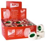 APLI Ragasztószalag, írható, 19 mm x 33 m, APLI "Invisible", átlátszó (RA12533) - irodaoutlet