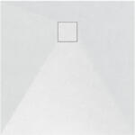 Welland kőhatású zuhanytálca szifonnal 90 x 90 cm - fehér (GT-9090SS)