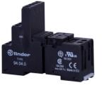 Finder Relé foglalat, 55.34 reléhez, fekete (94040) (94.04. 0) (94040)