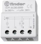 Finder Elektronikus léptető relé, DIN-sínre, 230VAC, 1Z érintk. , 10A, 1mod (Impulzus relé) (139182300000) (13.91. 8.230. 0000) (139182300000)