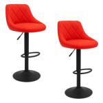 Velora Bar Line SOLARA Ruby - prémium bárszék szett, piros