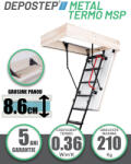 DEPOSTEP Scara pod DEPOSTEP METAL TERMO MSP pliabila metalica supertermoizolata NEW MODEL (MSP 60X120)