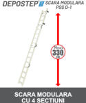 Depostep Ac Scara modulara DEPOSTEP PSS D - 1 din 4 sectiuni (PSS D-1)