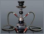 Padonio Hookah Camel Black kisméretű szürke színű shisha - 2 csöves (DM-5-5357)