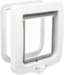 TRIXIE | 2-Way Flap Door - kutya és macskaajtó (fehér) - 20x22cm