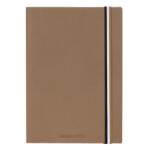 HUGO BOSS jegyzetfüzet A/5 Iconic kollekció, gumis vonalas, Camel