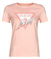 Guess Rövid ujjú pólók SS CN ICON TEE Rózsaszín EU XS