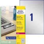 Avery Zweckform Etikett, 210x297 mm, poliészter, időjárásálló, AVERY ZWECKOFRM, ezüst, 20 etikett/csomag (L6013-20) - kellekanyagonline