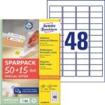 Avery-Zweckform Etikett, univerzális, eltávolítható, 45, 7x21, 2 mm, AVERY ZWECKFORM, Sparpack , 3120 etikett/csomag (L4736REV-65)