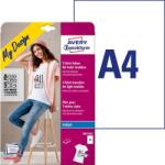 Avery Zweckform Fólia, vasalható, A4, tintasugaras nyomtatóba, világos textilhez, AVERY ZWECKFORM (MD1001)