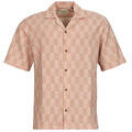 JACK & JONES Rövid ujjú pólók JPRBLUVINCENT PRINT RESORT S/S SHIRT SN Narancssárga EU M
