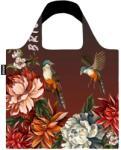 Briony barna / madár mintás bevásárló táska sb042-birds of paradise
