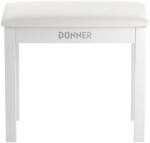 Donner zongoraszék tárolóval, fehér - Do-PianoBench-DKB-10-WH -EC6612-