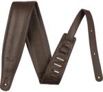 Fender 990622103 - 3.5" Premium Leather Strap, Brown - FEN2394