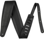 Fender 990622106 - 3.5" Premium Leather Strap, Black - FEN2393