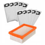  Szűrő és Zsák Készlet Karcher WD4, WD5, WD6 Porszívókhoz - 10 Darab