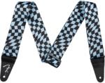 Fender 990637262 - Wavy Checkerboard Polyester Strap, Blue - FEN2397