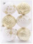  Fehér-arany karácsonyi gömbök - premiumlife - 2 290 Ft