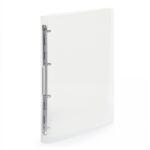 KARTON P+P Gyűrűskönyv A4, 4 gyűrűs 2cm gerinc áttetsző PP, Karton P+P Lines transzparens - irodamarket