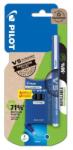 Pilot Rollertoll 0, 5mm, kupakos tűhegyű V5 HI-Tecpoint BT + 3 db betét Pilot, írásszín kék - irodamarket